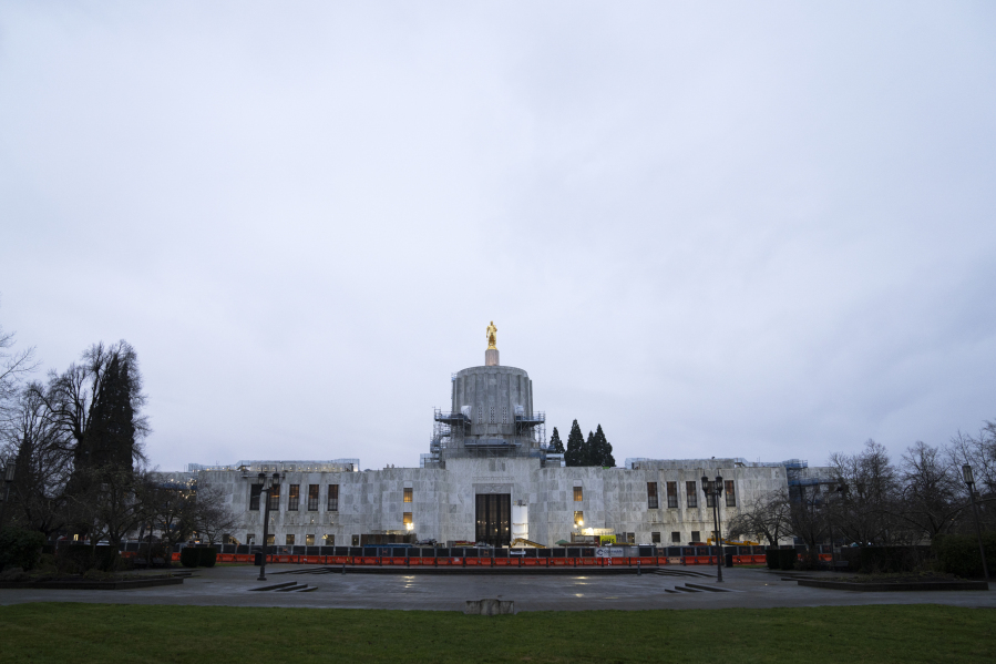 FILE - The capitol is seen on the first day of the legislative session at the Oregon state Capitol, Monday, Feb. 5, 2024, in Salem, Ore. Oregon&#039;s whirlwind 35-day legislative session ended Thursday night, a couple days ahead of schedule. This year lawmakers focused on housing and drugs as the two main priorities.