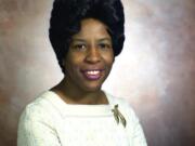 Representative Peggy Joan Maxie, 1973 (Photo by Vibert Jeffers)