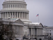 The Capitol is seen ahead of President Joe Biden&#039;s State of the Union address, in Washington, Wednesday, March 6, 2024. (AP Photo/J.