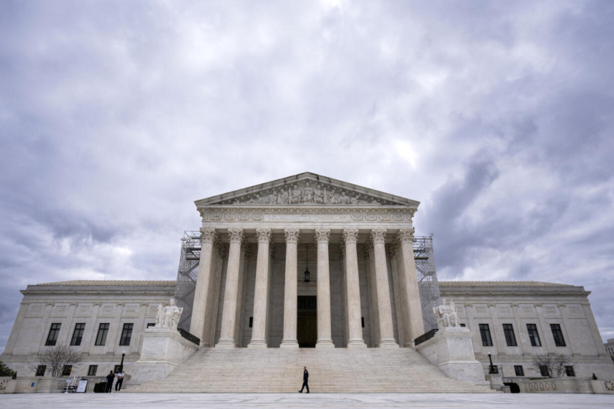 The Supreme Court is seen in Washington on March 4. (j.