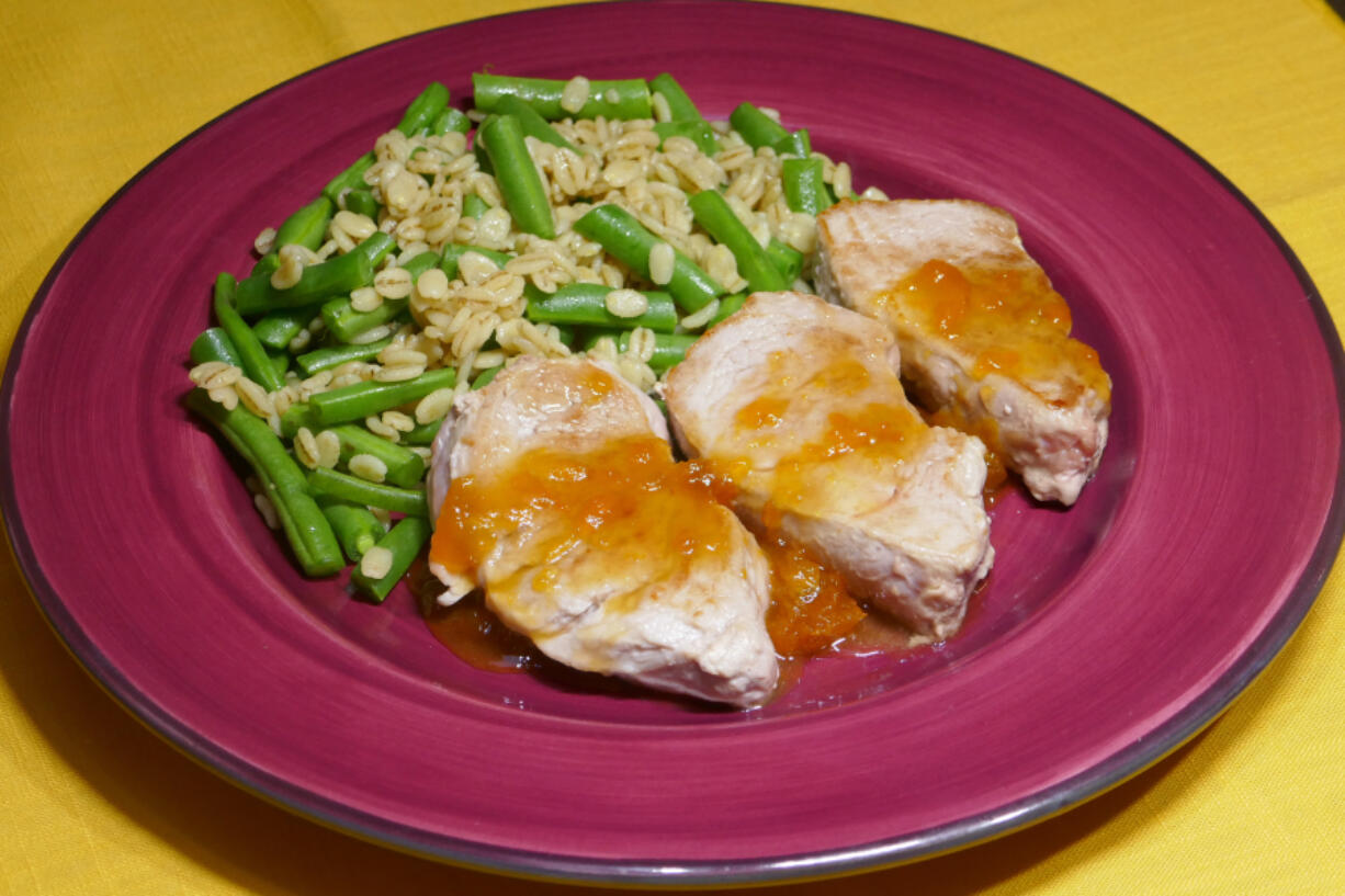 Sweet and Tangy Sauced Pork Tenderloin (Linda Gassenheimer/TNS)