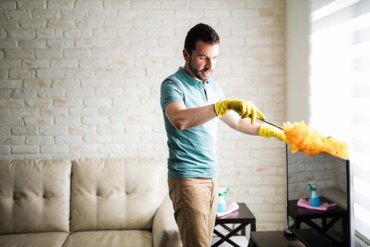 A little light-intensity activity, like spring cleaning, is a first step toward better health.