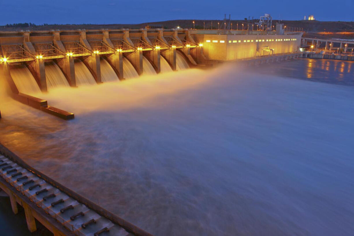 The possibility of removing four Snake River dams &mdash; Ice Harbor Dam, Lower Monumental Dam, Little Goose Dam and Lower Granite Dam &mdash; has long been a contentious one that has generally split along party lines. Shown is the Ice Harbor Lock and Dam, the first of four dams constructed as part of the Lower Snake River Project, authorized in the Rivers and Harbors Act of 1945.