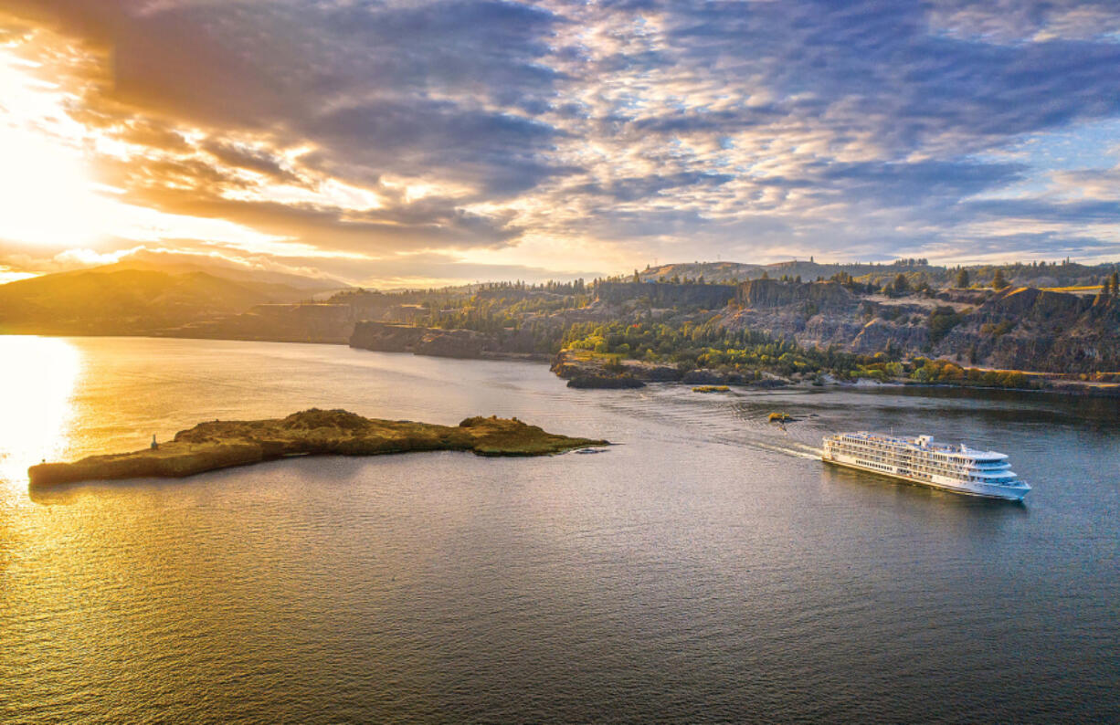 The American Harmony is one of five American Cruise Lines ships that sail the Columbia River.