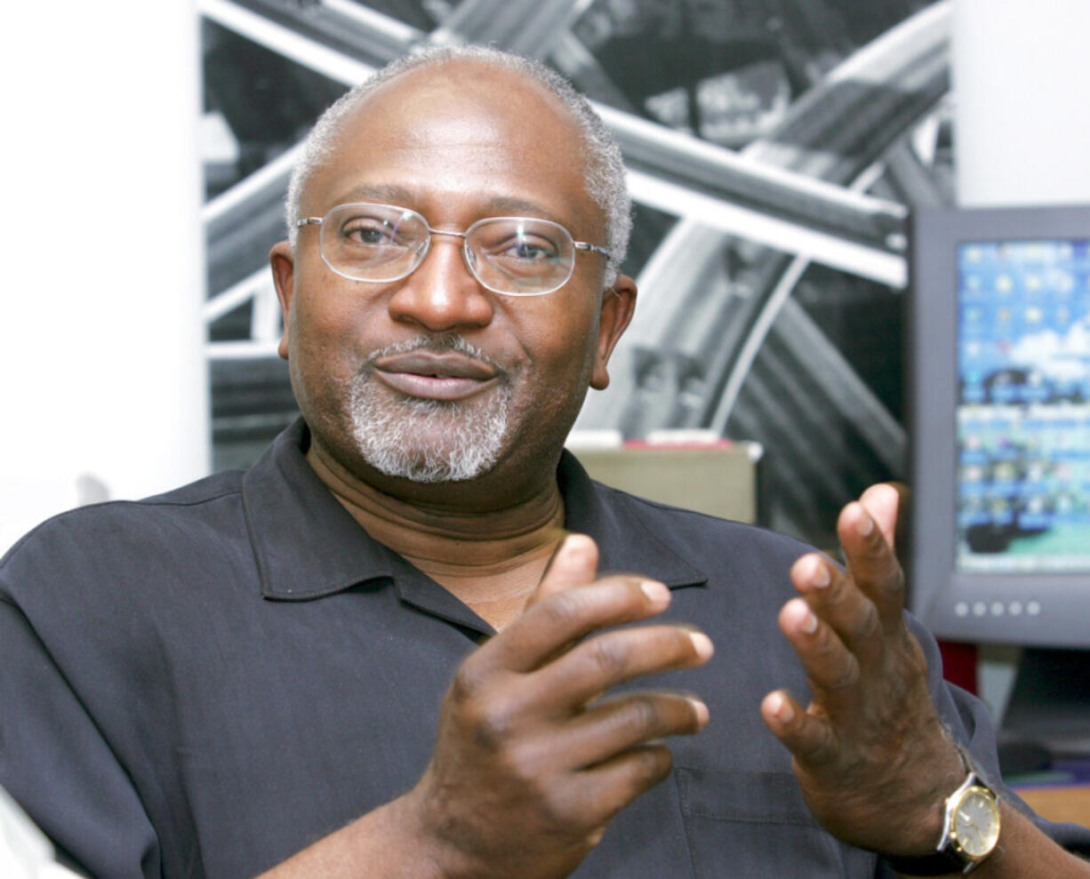 Robert Bullard, the founder of the environmental justice center, talks about some of his projects while in his office on the Clark Atlanta University Campus in Atlanta, Tuesday, Aug. 24, 2004. When Bullard formed the center he noticed that the majority groups that rely on the city&rsquo;s public transit system never joined forces to protest the agency&rsquo;s policies.