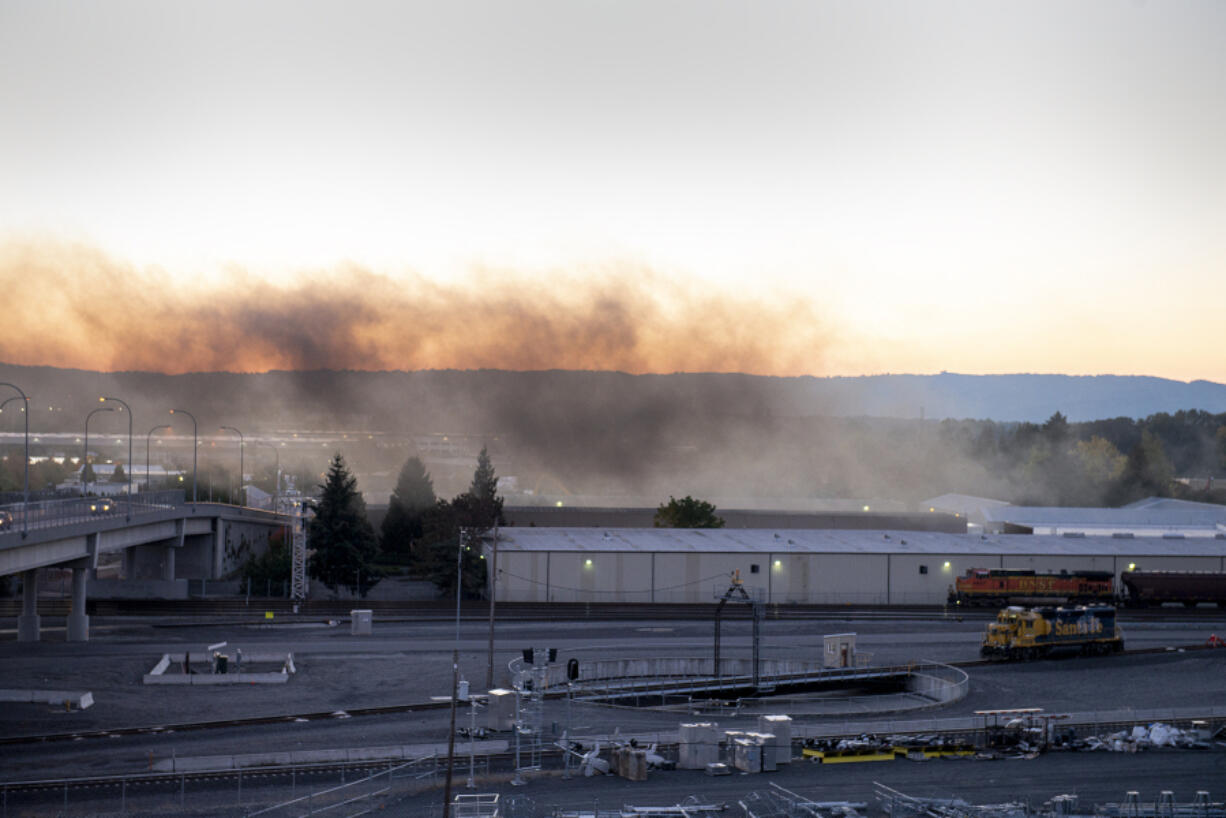 BNSF locomotives idling in the railroad&rsquo;s maintenance yard near West 39th Street have residents worried about pollution and noise.