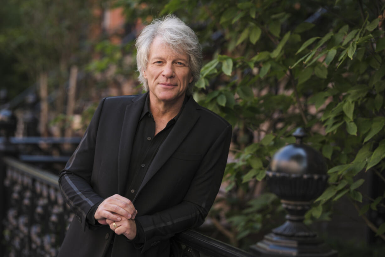 Jon Bon Jovi poses for a portrait in New York on Sept. 23, 2020. Hulu is streaming a four-part docuseries &ldquo;Thank You, Good Night: The Bon Jovi Story,&rdquo; premiering Friday.