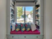 A reading nook offers many options for customization.