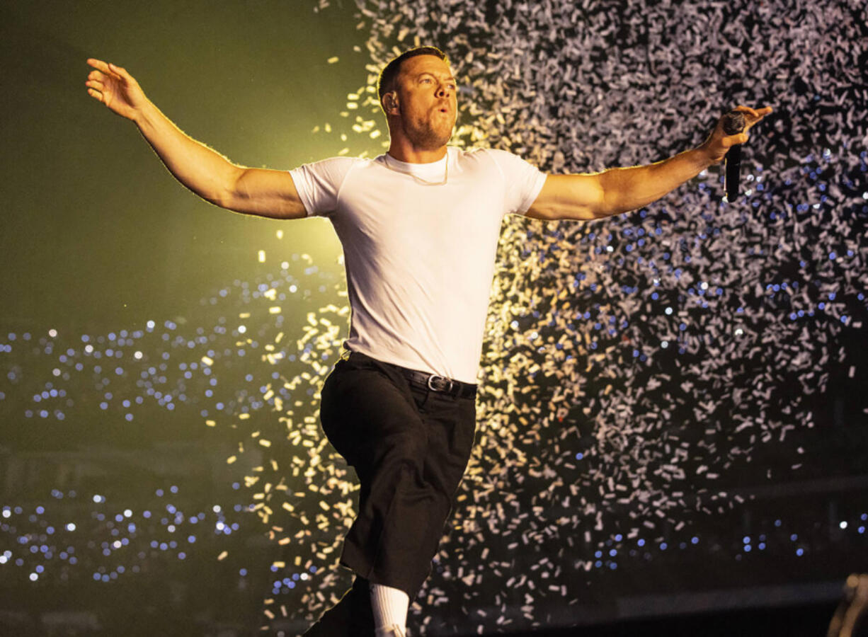 Dan Reynolds of Imagine Dragons performs Sept.