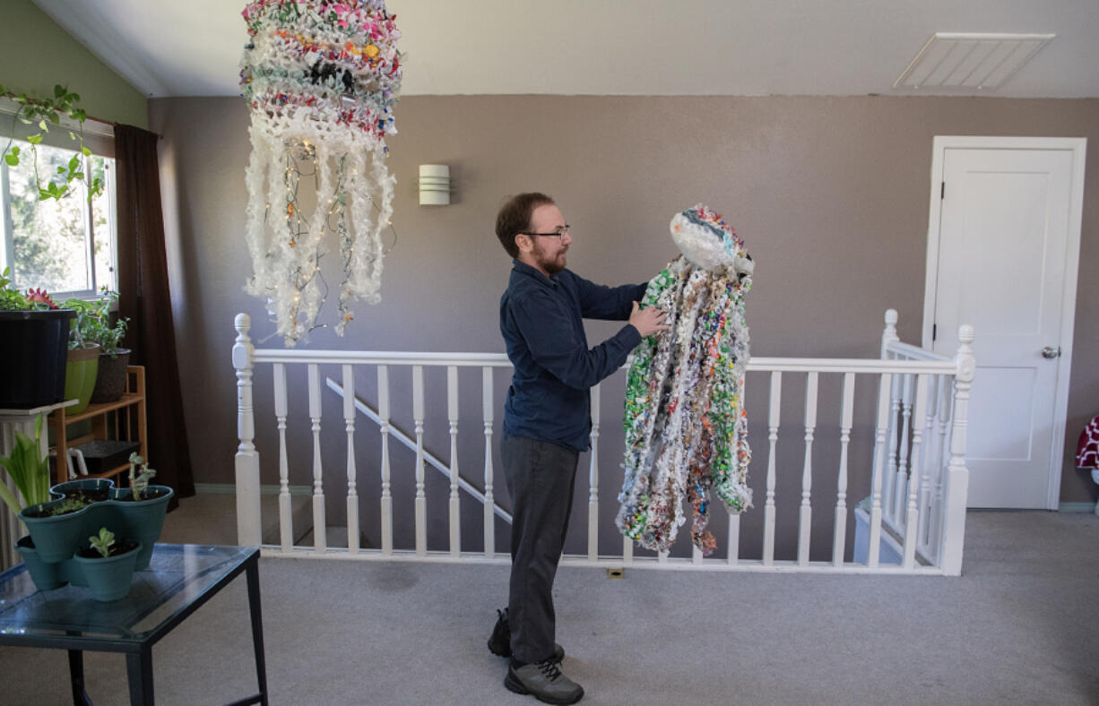 Vancouver artist Alyn Spector will display his Pacific Garbage Patch Babies sculptures during an upcoming fundraiser for the Watershed Alliance of Southwest Washington.