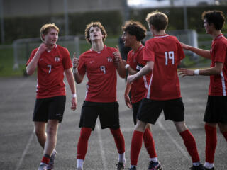 Boys Soccer: Union at Camas photo gallery