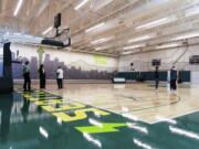 The Seattle Storm's new performance center is seen in Seattle on Thursday, April 18, 2024.