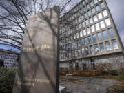 FILE - The Theodore Roosevelt Building, location of the U.S. Office of Personnel Management, on Feb. 13, 2024, in Washington. The government&rsquo;s chief human resources agency has issued a new rule making it harder to fire thousands of federal employees. Advocates hope the rule will head off former President Donald Trump&rsquo;s promises to radically remake the workforce along ideological lines if he wins back the White House in November.