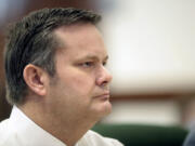 FILE - Chad Daybell sits during a court hearing, Aug. 4, 2020, in St. Anthony, Idaho. The trial of Daybell, who is charged with the deaths of his wife and his girlfriend&rsquo;s two youngest children, is set to begin in Idaho on Monday, April 1, 2024, serving as a second act in a bizarre case that has drawn worldwide attention and already resulted in a life sentence for the kids&rsquo; mother.