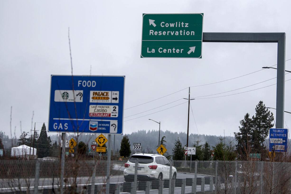 The Cowlitz Indian Tribe is working to take almost 60 acres east of Interstate 5 near La Center into its sovereign jurisdiction.