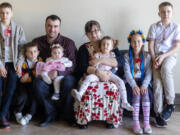 Serhii Marchenko and Yulia Marchenko came to the Boise area after leaving their home in Ukraine last month. They attend Full Gospel Slavic Church in Meridian with another refugee family from their same hometown. (Sarah A. Miller/Idaho Statesman/TNS) (Photos by Sarah A.