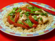 Ginger Soy Stir-fried Fish.