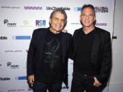 Director Stephen Gyllenhaal, left, and Dan Pallotta attend the premiere of &ldquo;Uncharitable&rdquo; on Sept. 21 in New York. The new documentary puts the long-running debate in the nonprofit sector over the role of overhead back in the spotlight.