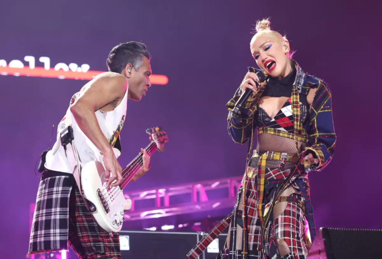 No Doubt performs April 20 during the Coachella Valley Music and Arts Festival in Indio, Calif.