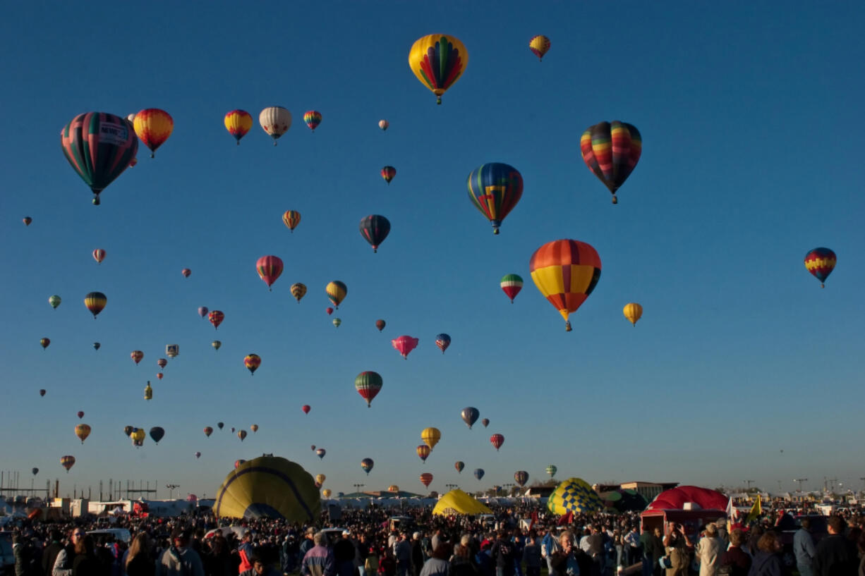 Drive Route 66 during the Albuquerque International Balloon Fiesta in Albuquerque, N.M., in early October.