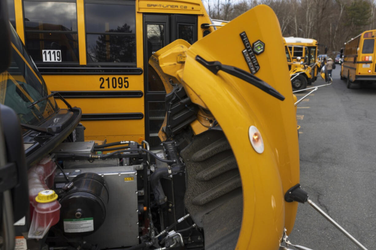 North Clark County school districts have received an EPA grant to help them purchase electric school buses but it may be a few years before they can get on the road.