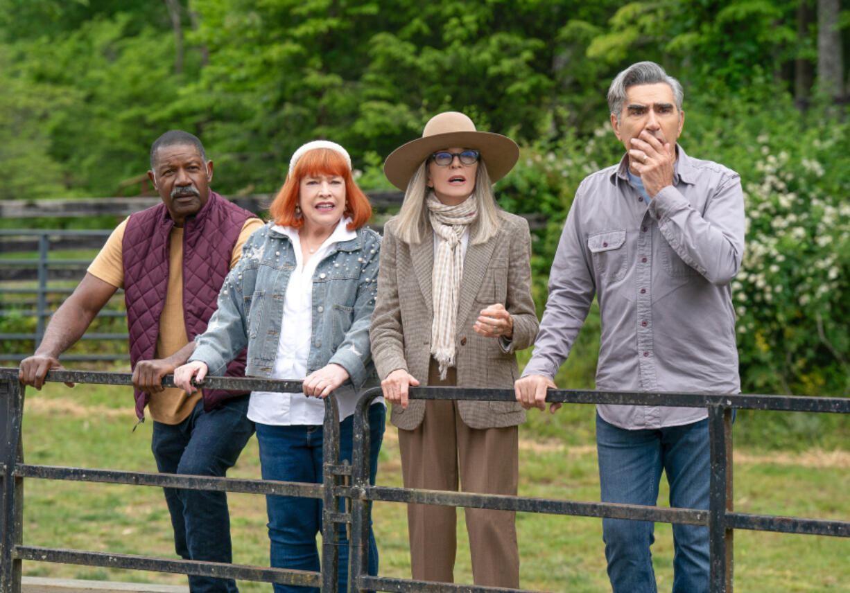 From left, Dennis Haysbert, Kathy Bates, Diane Keaton and Eugene Levy in &ldquo;Summer Camp.&rdquo; (Quantrell Colbert/Roadside Attractions/TNS)