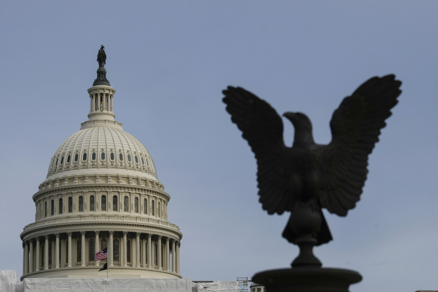 A view of the U.S. Capitol on Tuesday, Jan. 3, 2023, in Washington, D.C.