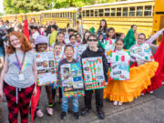 Third grade classes from around Vancouver Public Schools recently marched through the Fort Vancouver National Historic Site for the annual Children&rsquo;s Cultural Parade.