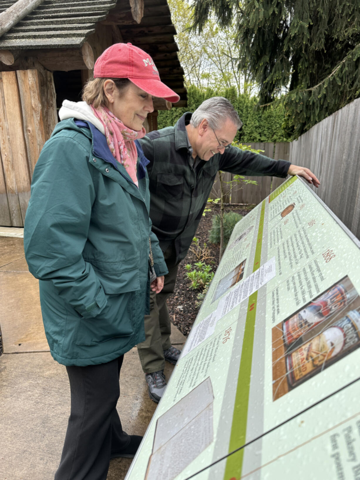 Two Rivers Heritage Museum and Clark County Historical Museum partnered to create an historical outdoor timeline exhibit that represents Camas and Washougal history.