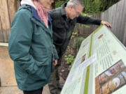 Two Rivers Heritage Museum and Clark County Historical Museum partnered to create an historical outdoor timeline exhibit that represents Camas and Washougal history.