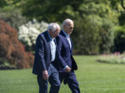 President Joe Biden, right, and Sen.