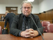 FILE - Steve Bannon appears in court in New York, Jan. 12, 2023. A federal appeals court has upheld the criminal conviction of Donald Trump&#039;s longtime ally for defying a subpoena from the House committee investigating the attack on the U.S. Capitol. A three-judge panel of the U.S. Court of Appeals for the D.C. Circuit on Friday, May 10, 2024, rejected Bannon&#039;s challenges to his contempt of Congress conviction.