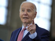 President Joe Biden speaks during a campaign event at Girard College, Wednesday, May 29, 2024, in Philadelphia.