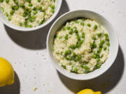 Lemon and Green Pea Risotto.