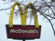 FILE - A McDonald&rsquo;s sign is seen, March 14, 2024, in Wheeling, Ill. McDonald&rsquo;s is fighting back against viral tweets and media reports that it says have exaggerated its price increases. (AP Photo/Nam Y.