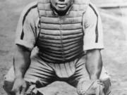 FILE - Baseball catcher Josh Gibson in an undated photo. Josh Gibson became Major League Baseball&rsquo;s career leader with a .372 batting average, surpassing Ty Cobb&rsquo;s .367, when records of the Negro Leagues for more than 2,300 players were incorporated after a three-year research project.