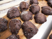 Chocolate breads made by French baker Tony Dore and that will be served during the. Olympic Games are seen Tuesday, April 30, 2024 in Paris. Some 40,000 meals will be served each day during the Games to over 15,000 athletes housed at the Olympic village.