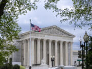 FILE - Supreme Court is seen on Capitol Hill in Washington, April 25, 2024. The Supreme Court has declined, for now, to hear a challenge to a Maryland law banning certain semi-automatic firearms commonly referred to as assault weapons. The court did not elaborate on the denial, as is typical. It would have been unusual for the justices to take up a case at this point, since a lower court is still weighing it.  (AP Photo/J.