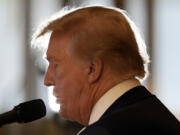 Former President Donald Trump speaks during a news conference at Trump Tower, Friday, May 31, 2024, in New York. A day after a New York jury found Donald Trump guilty of 34 felony charges, the presumptive Republican presidential nominee addressed the conviction and likely attempt to cast his campaign in a new light.