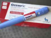 FILE - The injectable drug Ozempic is shown Saturday, July 1, 2023, in Houston. Even as millions of older adults clamor for drugs such as Ozempic and Wegovy, monthly use of the medications known as GLP-1 receptor agonists soared nearly 600% between 2020 and 2023 in people under 25 &ndash; and as young as 12. (AP Photo/David J.