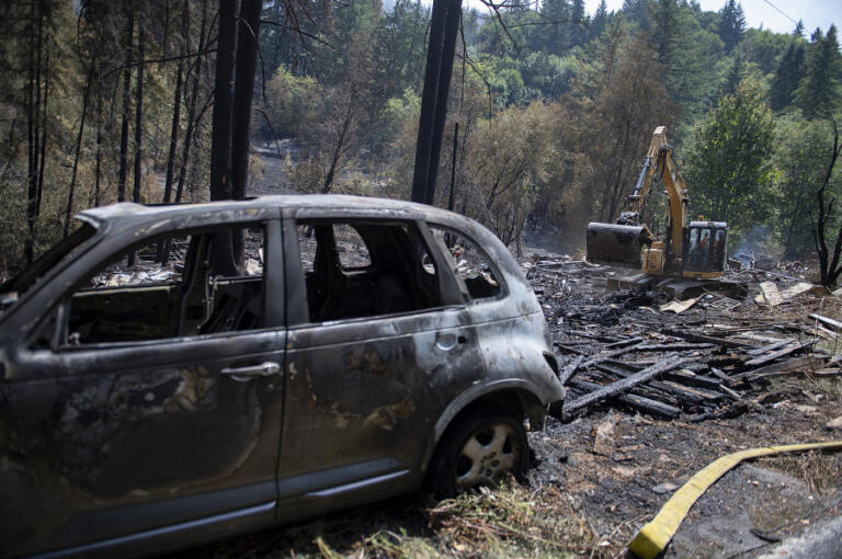 The Jenny Creek Fire near La Center in 2023 forced residents to evacuate.