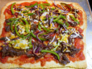 Steak Fajita Pizza.