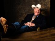 Craig Johnson, author of the Walt Longmire mystery novels, in the L.A. Times Festival of Books photo studio, at USC, in Los Angeles, CA, Sunday, April 24, 2022. (Jay L.