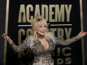 Dolly Parton arrives for the red carpet during the 58th Academy of Country Music Awards on May 11, 2023, at The Star in Frisco, Texas. She is donating $1 million to the Salvation Army Red Kettle Campaign that kicks off with Thursday&rsquo;s NFL game between the Dallas Cowboys and the Washington Commanders.