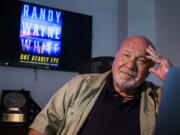 Author Randy Wayne White works in this office at his home on May 13 in Terra Ceia, Fla., where he and his wife are living while still waiting for their Sanibel home&rsquo;s repairs to be finished.