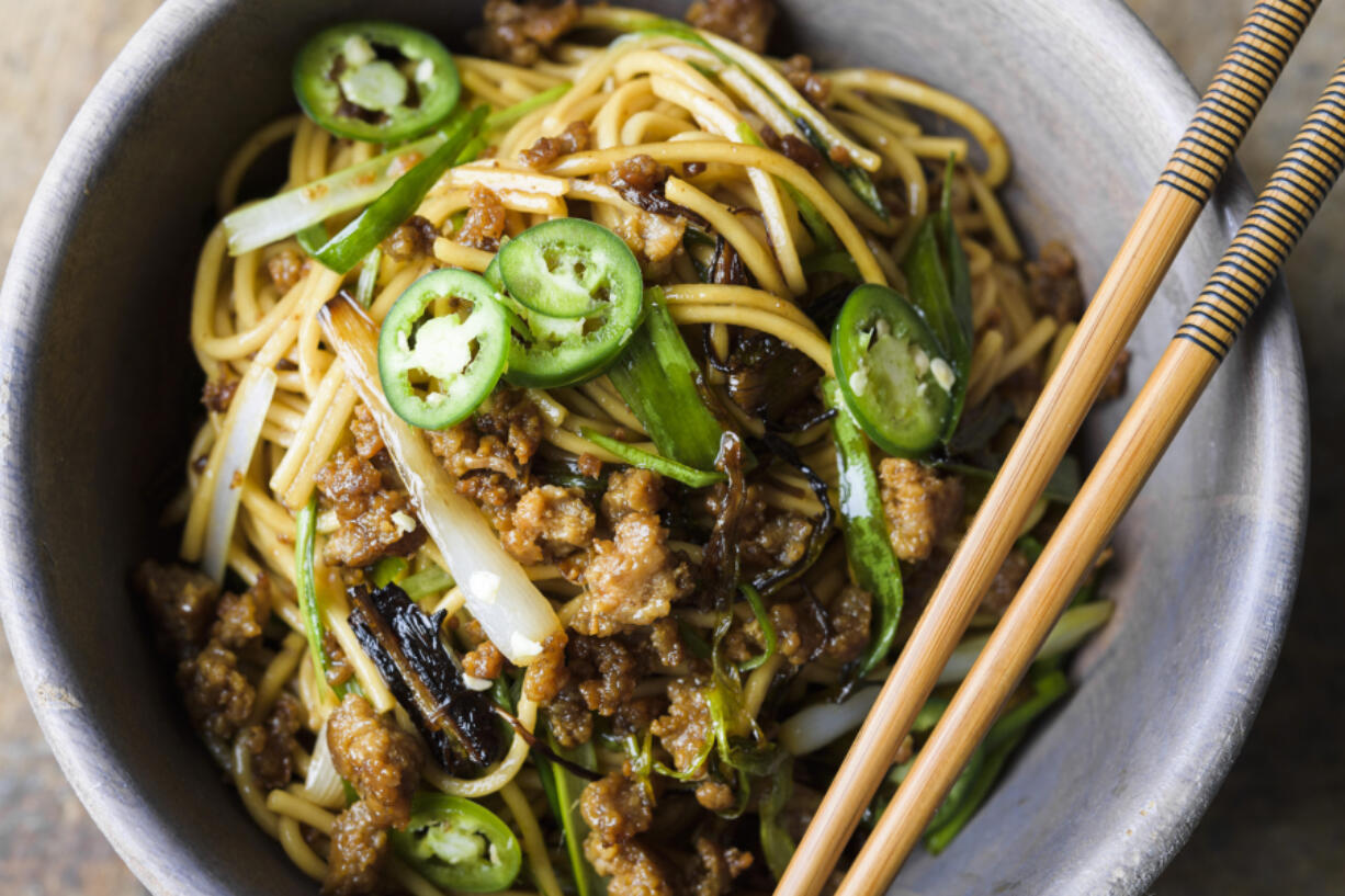 Scallion Noodles With Ground Pork (Milk Street)