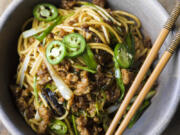 Scallion Noodles With Ground Pork (Milk Street)