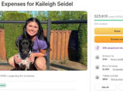 An online fundraiser for Kaileigh Seidel, who died in a boating accident in Portland over the weekend, has raised more than $28,000 to help pay for funeral expenses.