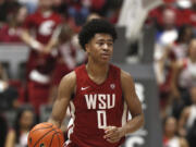 Washington State forward Jaylen Wells was one of the early selections in the new two-day NBA draft, taken with the No. 39 pick by the Memphis Grizzlies on Thursday, June 27, 2024.