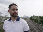 Fernando Hermida, who has moved several times to access HIV treatment, stands for a portrait in Charlotte, North Carolina, on May 26, 2024.